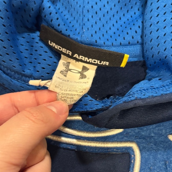 Under Armour Kids Navy Blue Hoodie - Picture 2 of 7